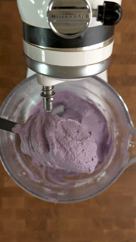 Cookie dough finished mixing